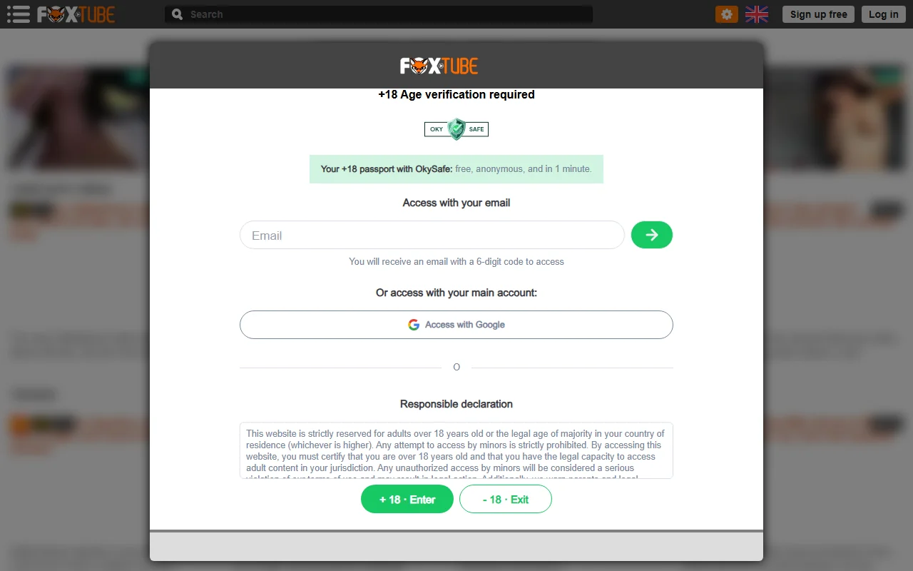 Screenshot: Foxtube Screenshot of Foxtube